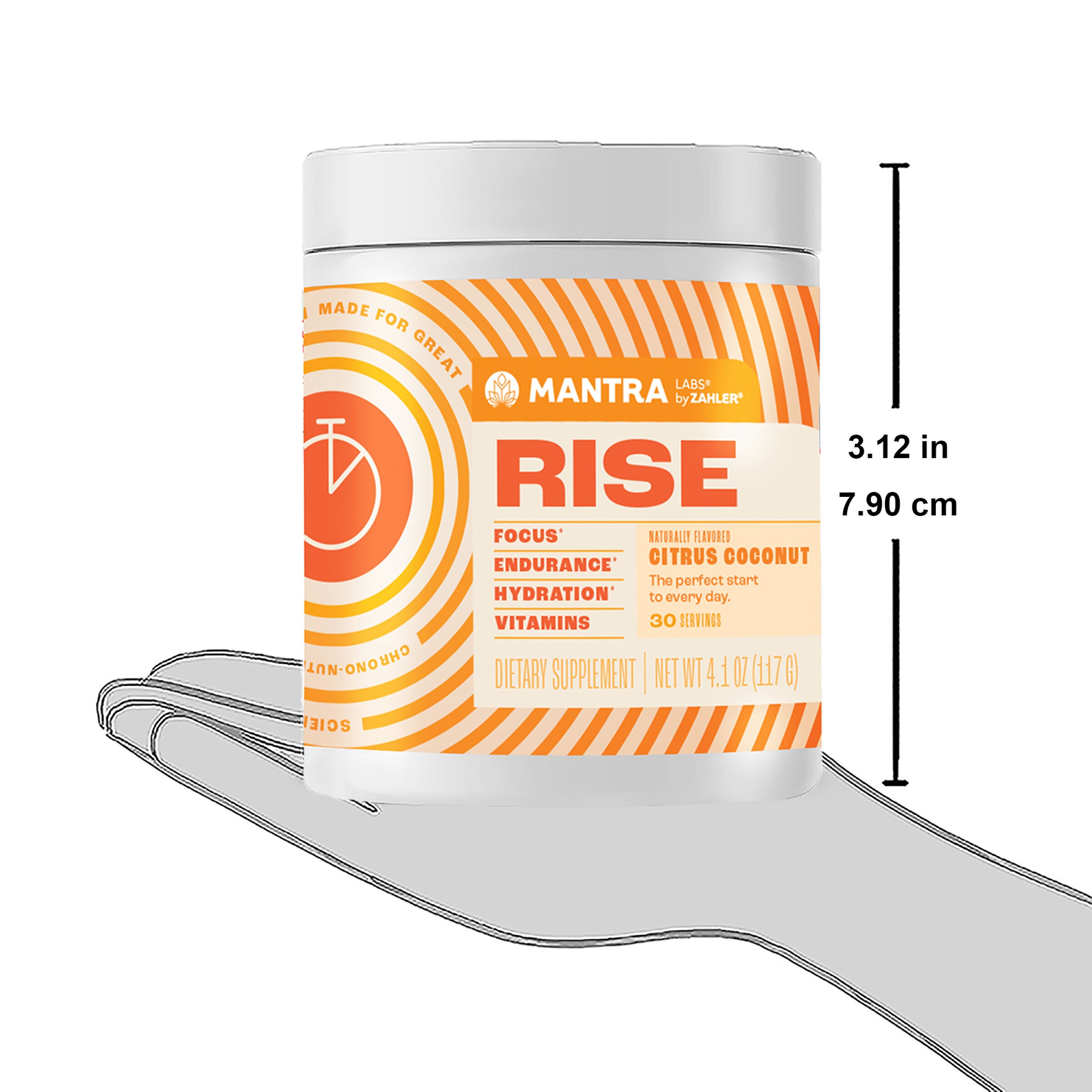 ZAHLER® - Mantra Rise - Citrus Coconut - 4.1 oz. (30 Servings) | GNC