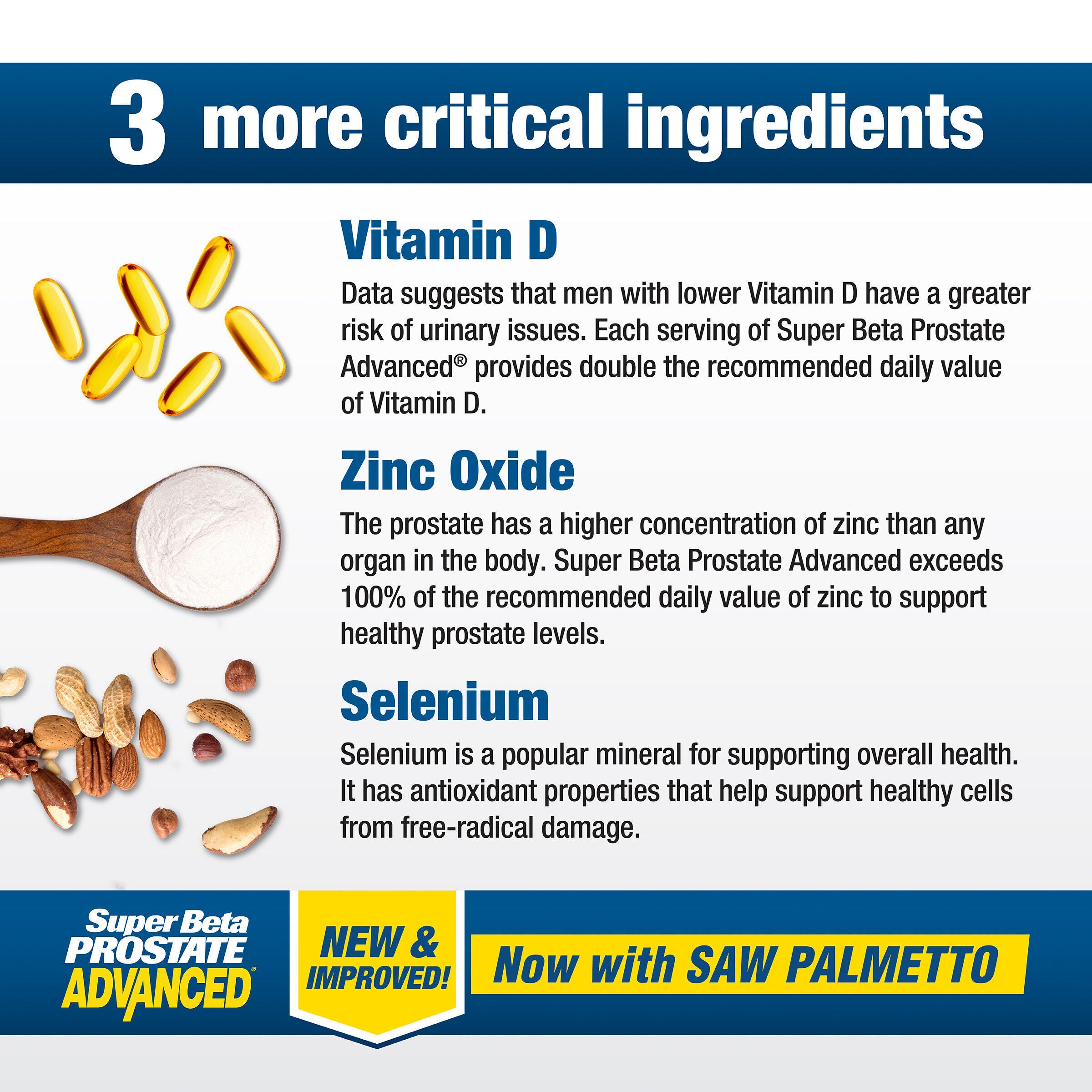 Super Beta Prostate Advanced - 120 Caplets (60 Servings)  | GNC