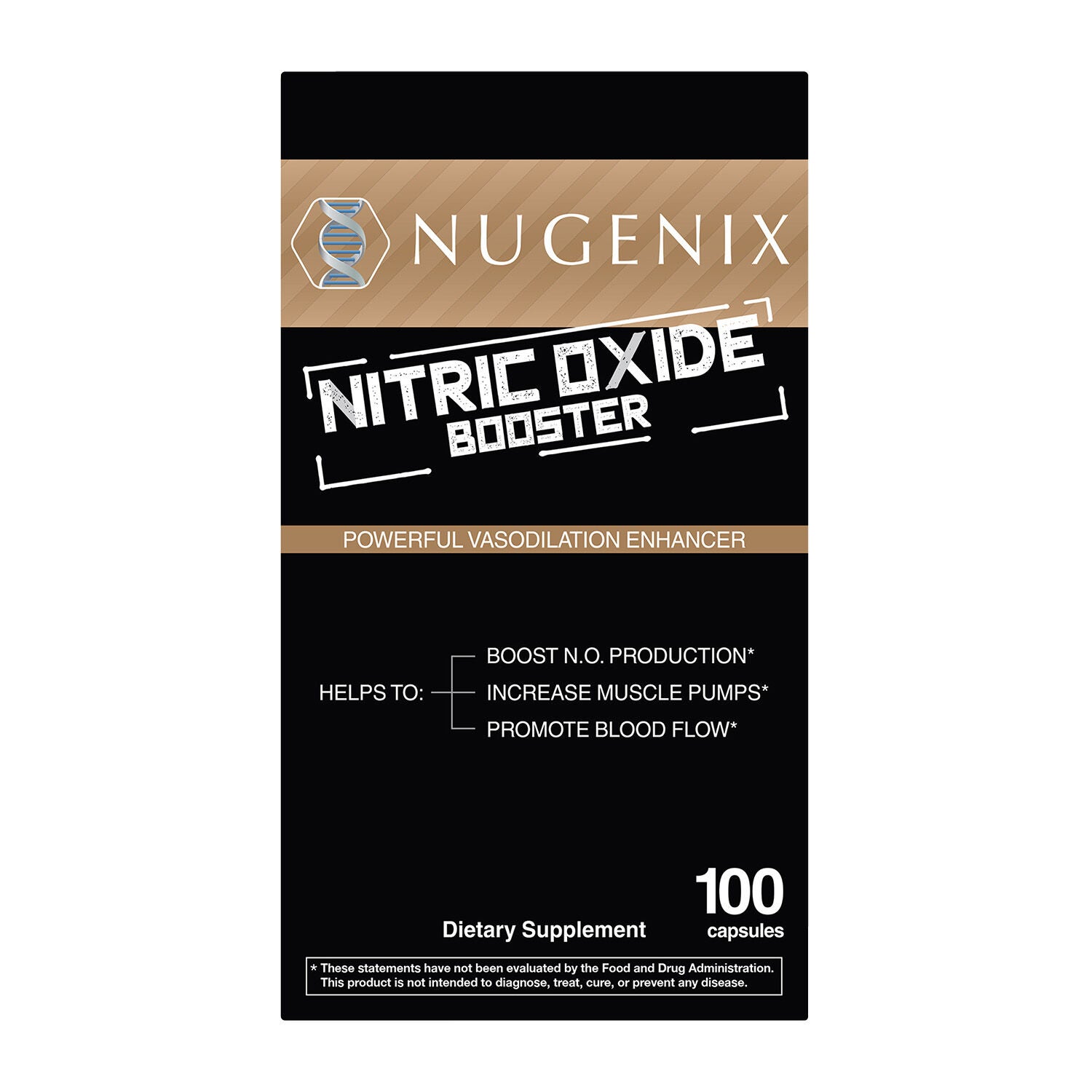 Nitric Oxide Booster - 100 Capsules (25 Servings)  | GNC
