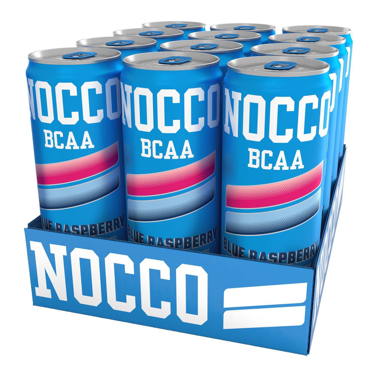 BCAA Drink - Blue Raspberry - 12 fl oz (12 Cans)