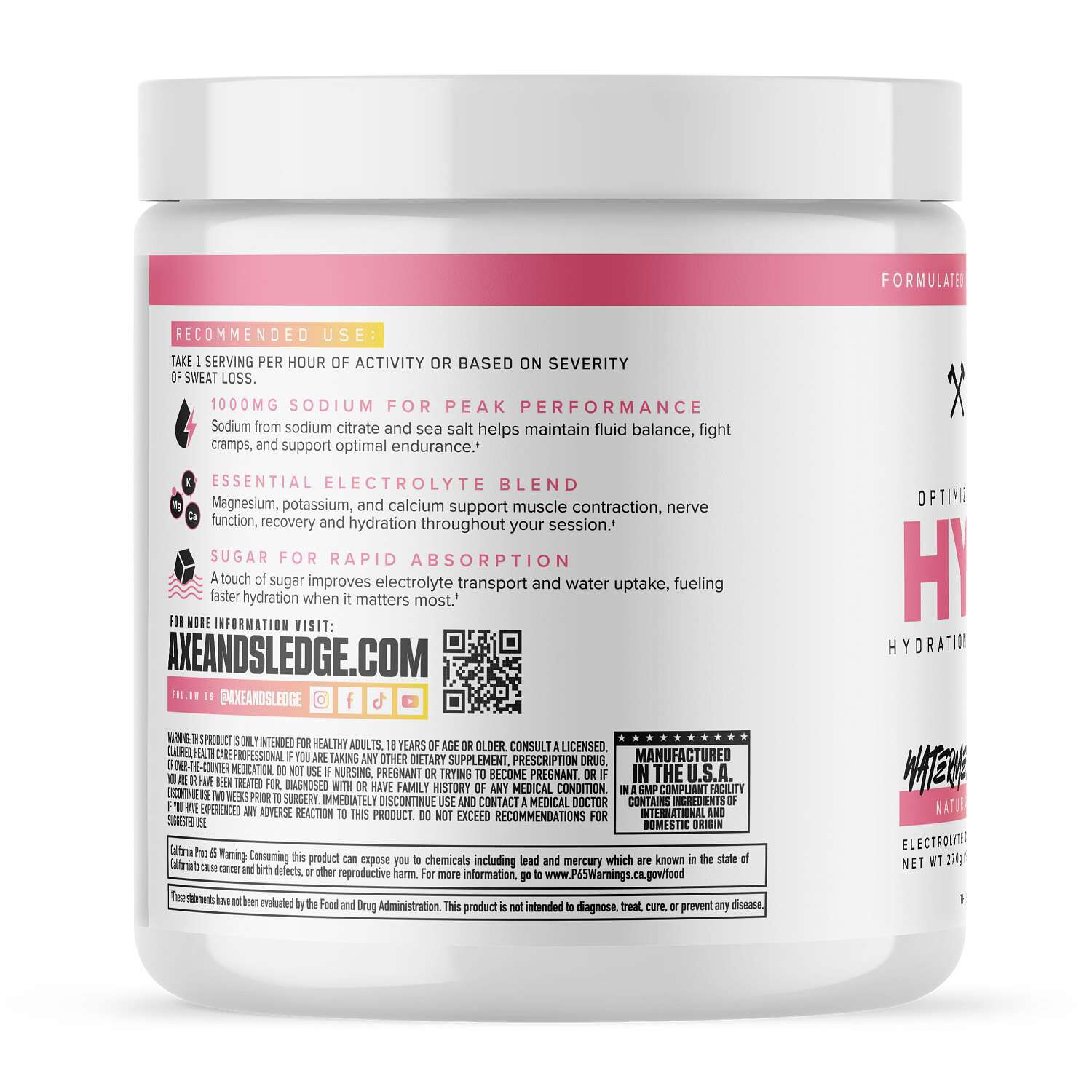 Endurance Hydrate - Watermelon Lemonade (30 Servings) Watermelon Lemonade | GNC