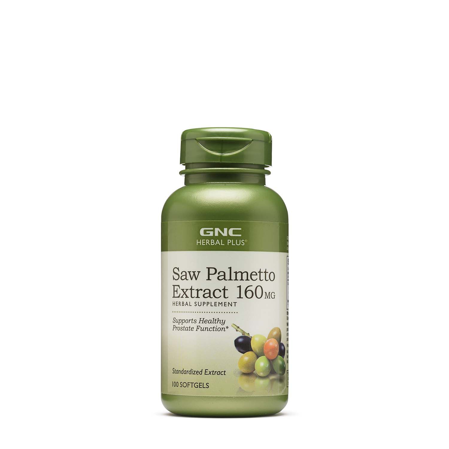 Saw Palmetto Extract 160mg - 100 Softgels &#40;100 Servings&#41;  | GNC