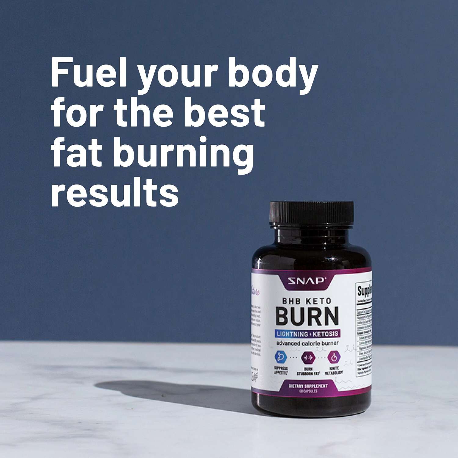 BHB Keto Burn Advanced Calorie Burner - 60 Capsules (30 Servings)