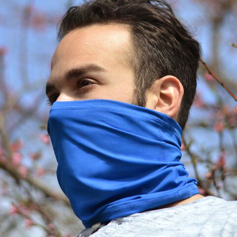 Mission® Cooling Neck Gaiter - Blue: Face Mask