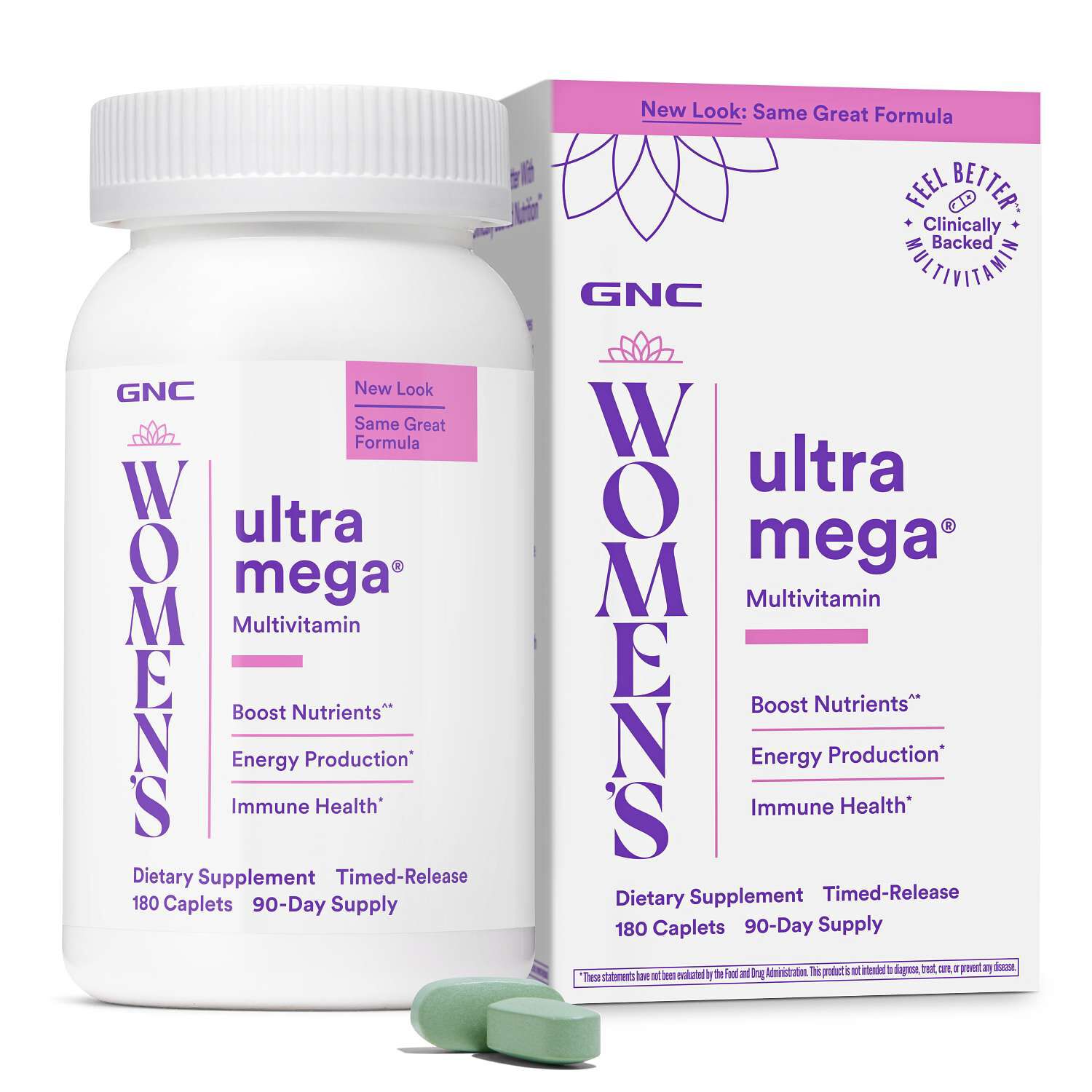 Ultra Mega&reg; Multivitamin - 180 Caplets (90-Day Supply)  | GNC