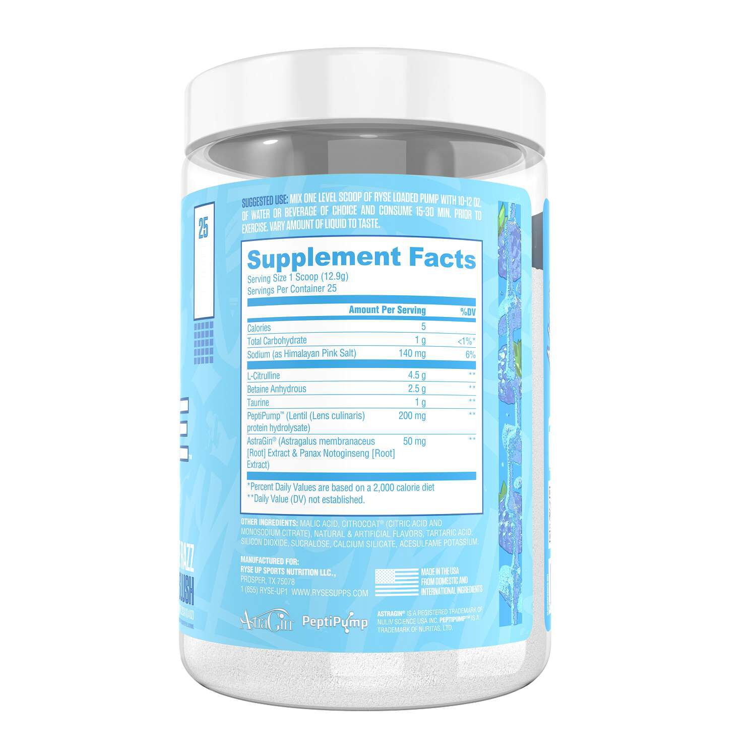 Loaded Pump - Blue Razz Slush (25 Servings) Blue Razz Slush | GNC