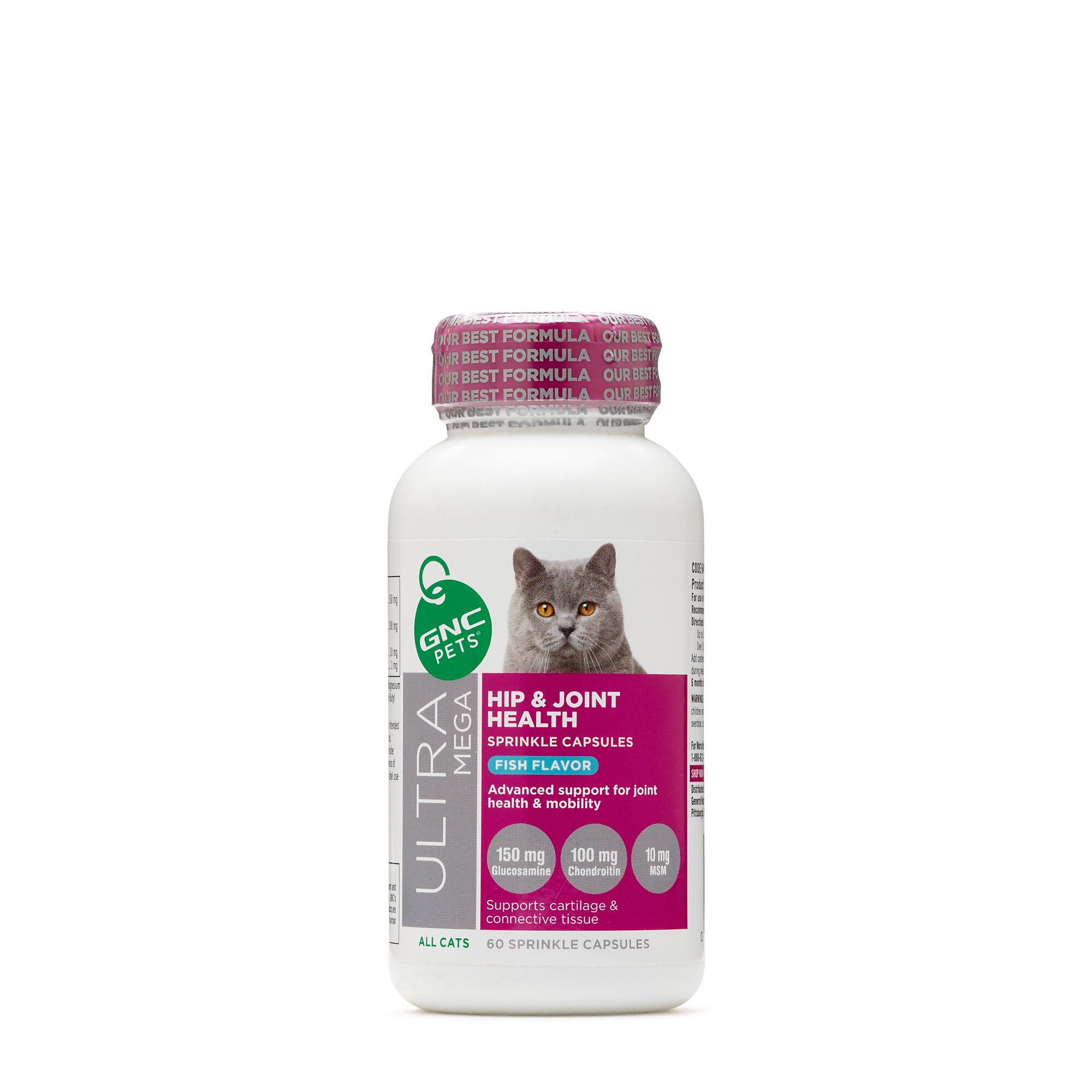Gnc Pets Ultra Mega Hip Joint Health For All Cats Fish Flavor