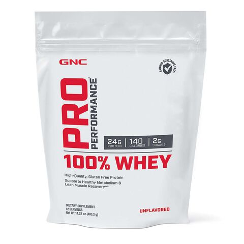 100% Whey - Unflavored &#40;12 Servings&#41;  | GNC