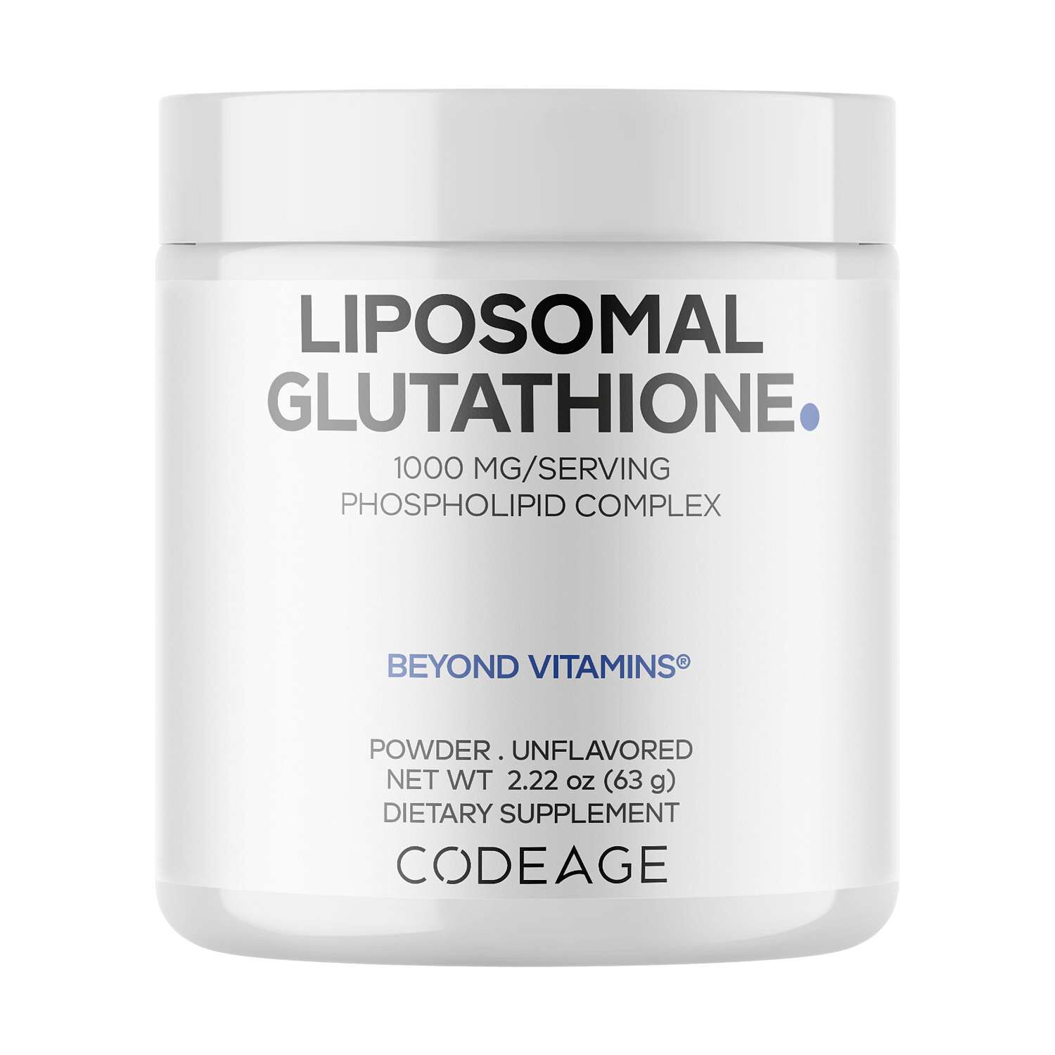 Liposomal Glutathione 1000mg - Unflavored (60 Servings)