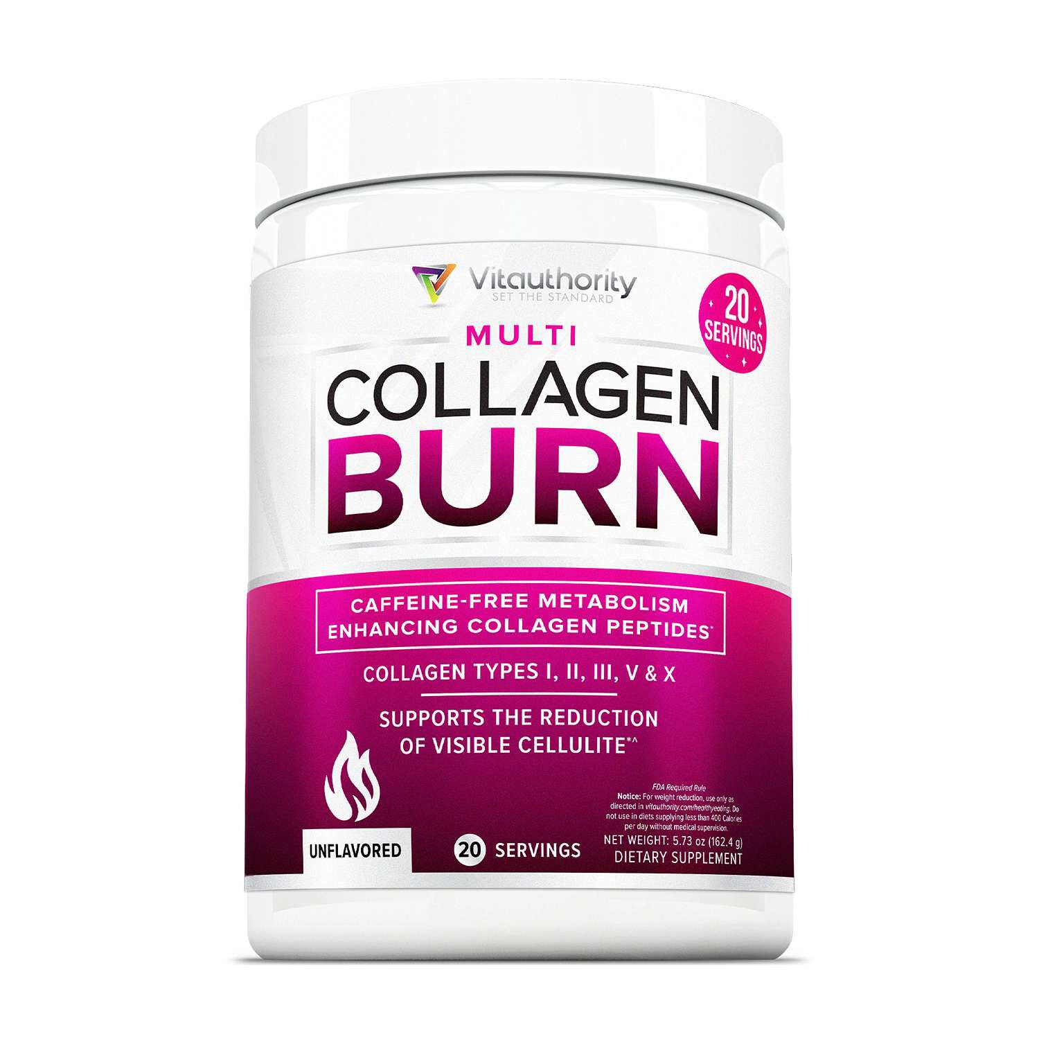 Multi Collagen Burn - Unflavored - 5.73 oz. (20 Servings)  | GNC