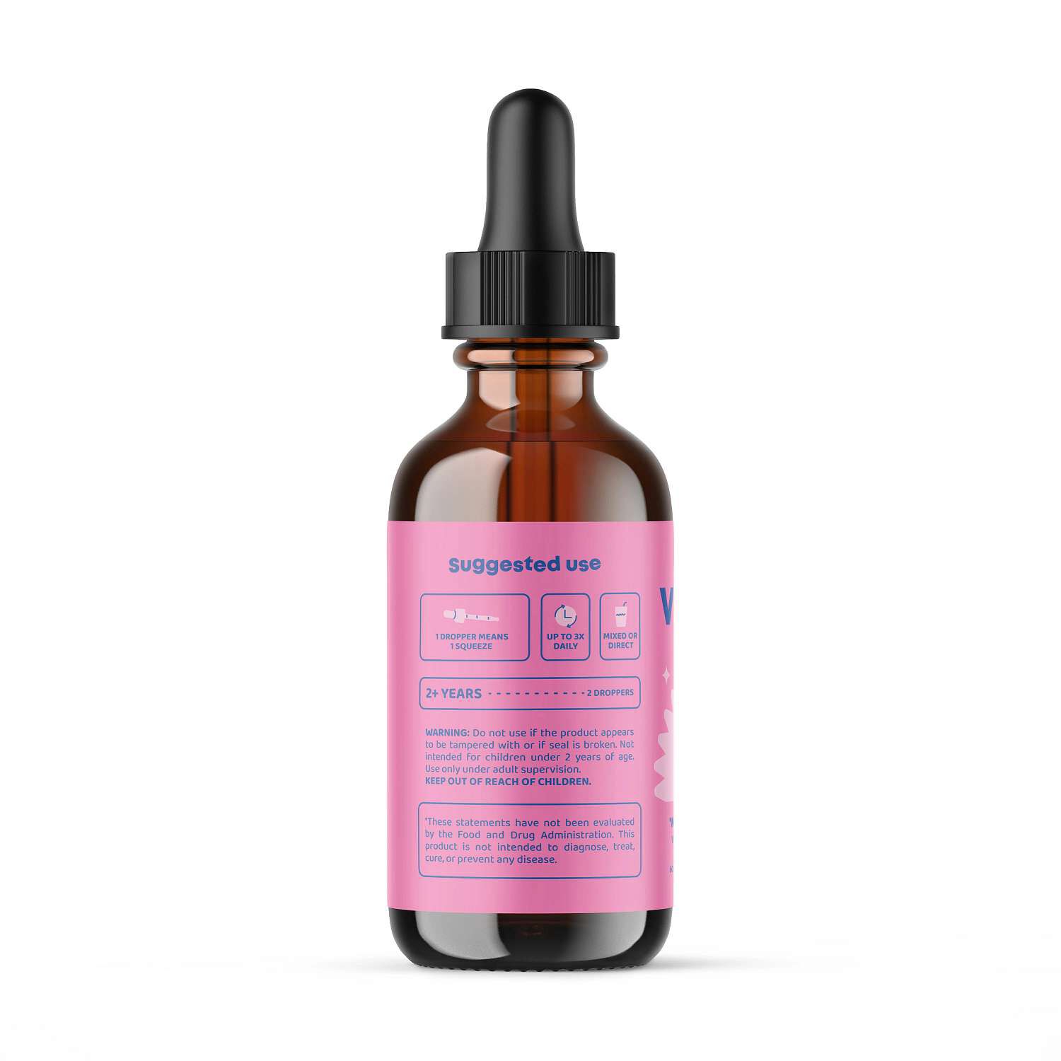 Vitamin C for Adults & Kids with Elderberry and Zinc - 60 mL (30 Servings)