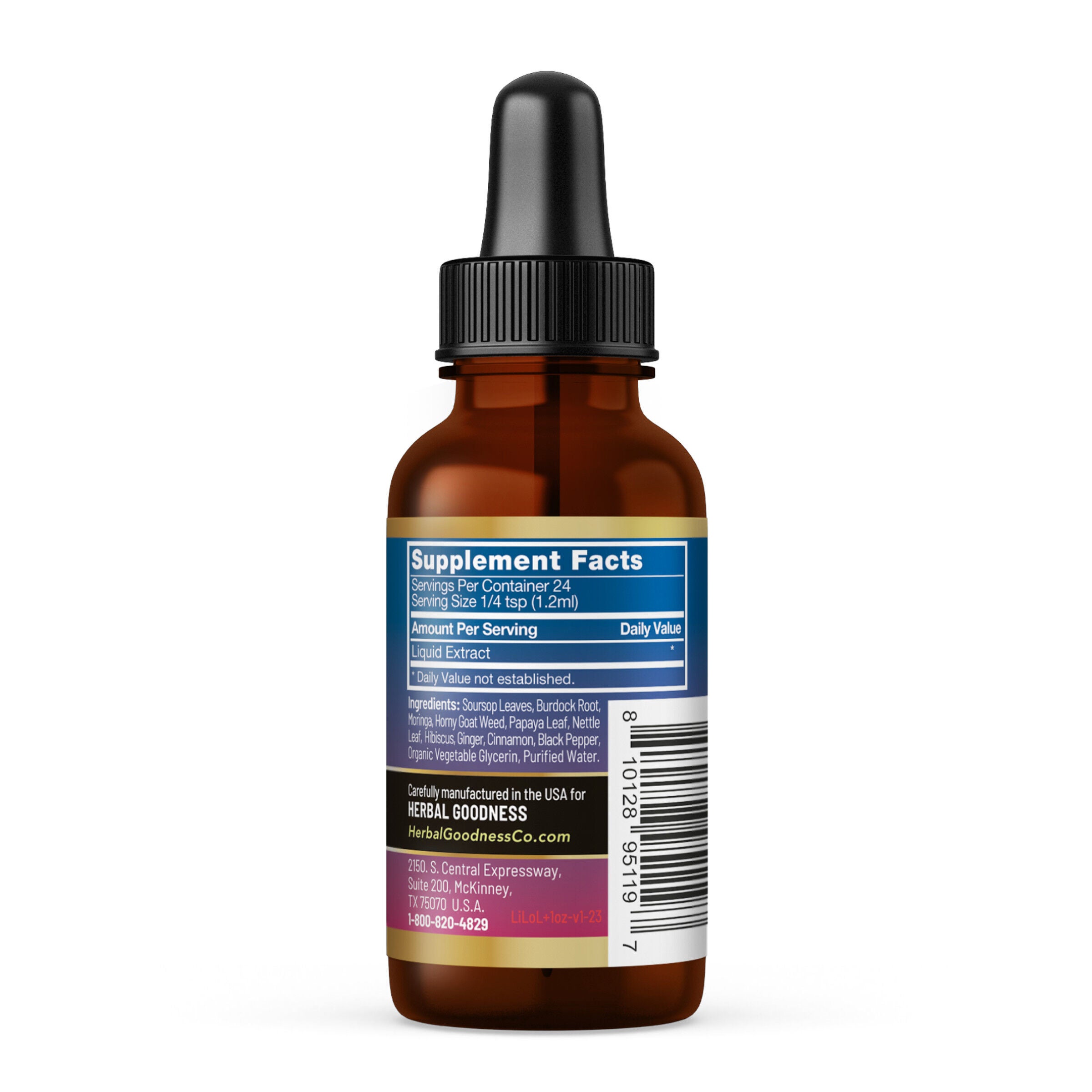 Soursop Bitters Liquid Extract - 1 fl oz. (24 Servings)