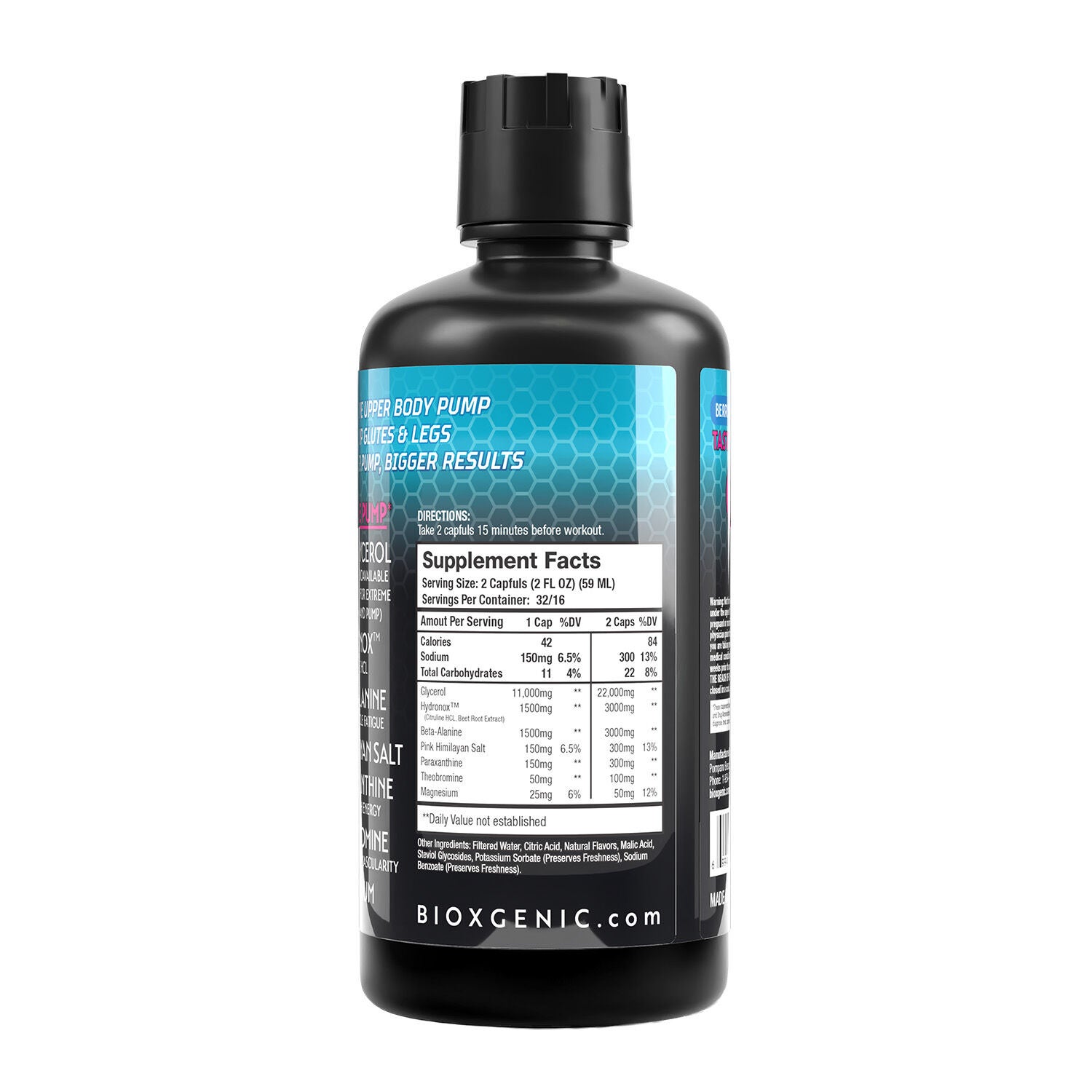 BioXgenic - Thicc Pre-Workout - Berry Lemonade (16 Servings) | GNC