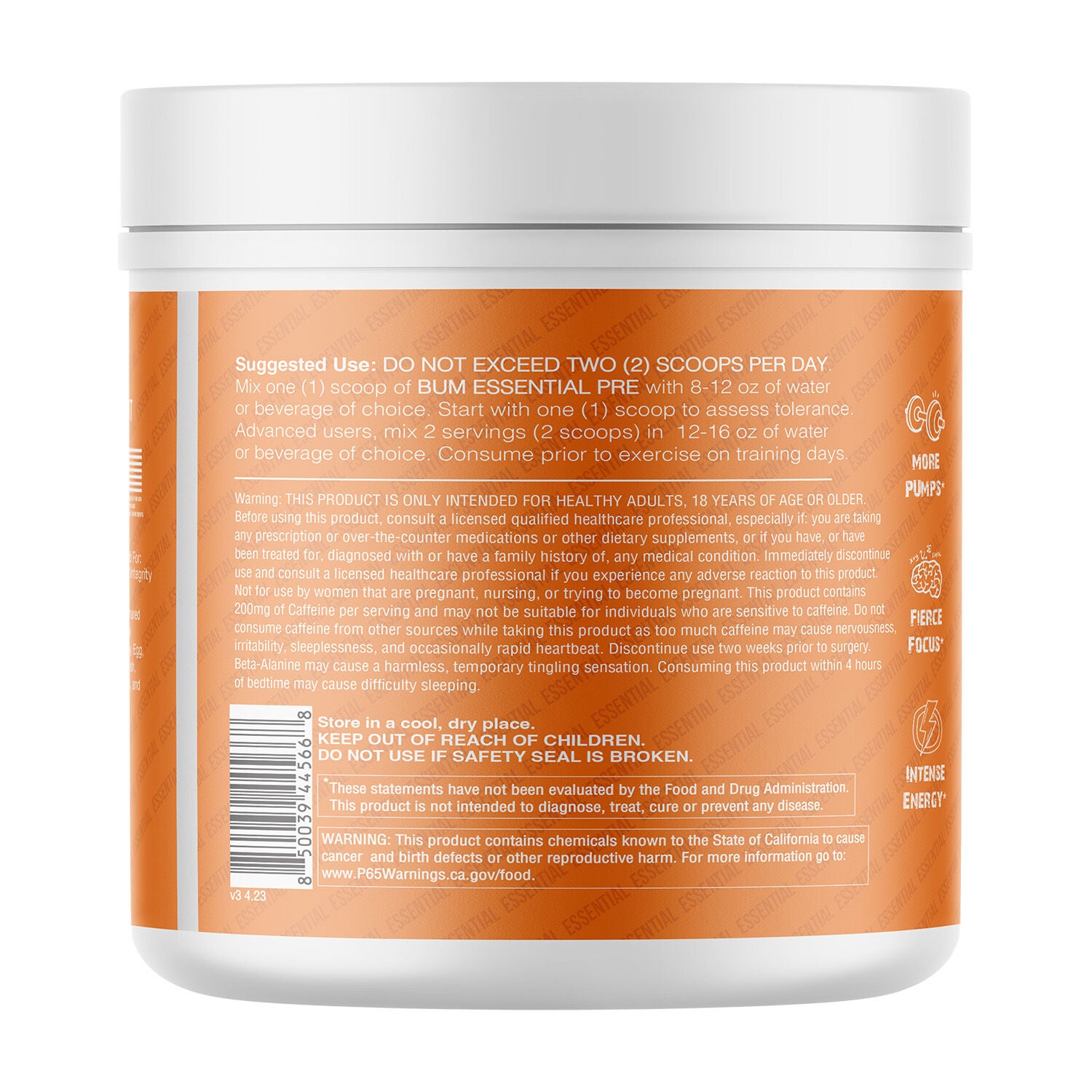 Essential Pre-Workout - Orange (30 Servings)  | GNC