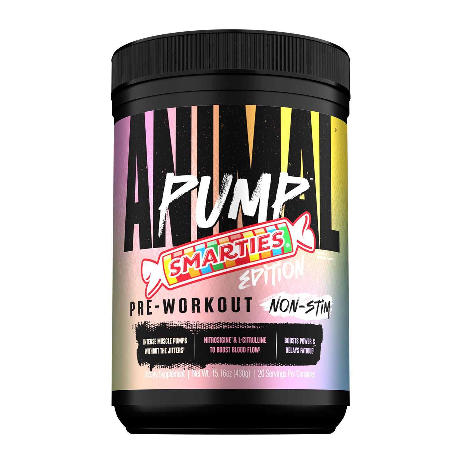 Pump Non-Stim Pre-Workout - Smarties&reg; Edition (20/40 Servings) Smarties&reg; | GNC