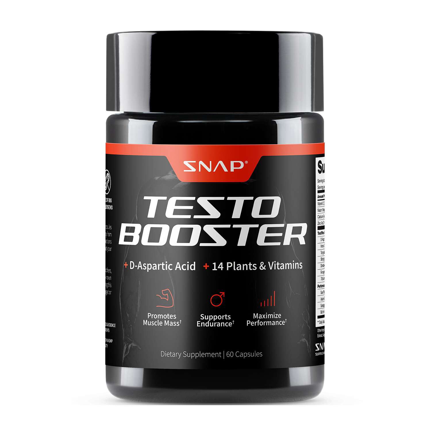 Testo Booster - 60 Capsules (20 Servings)  | GNC
