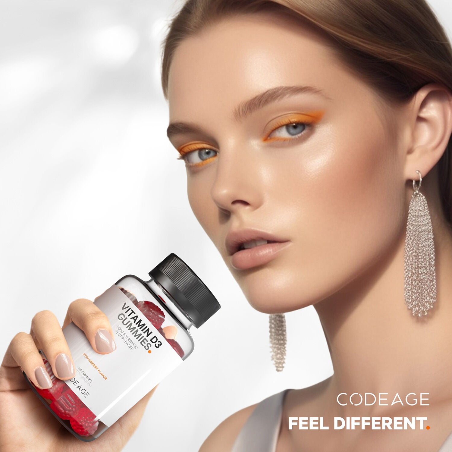 Vitamin D3 5000 IU - Strawberry - 60 Gummies (30 Servings)  | GNC