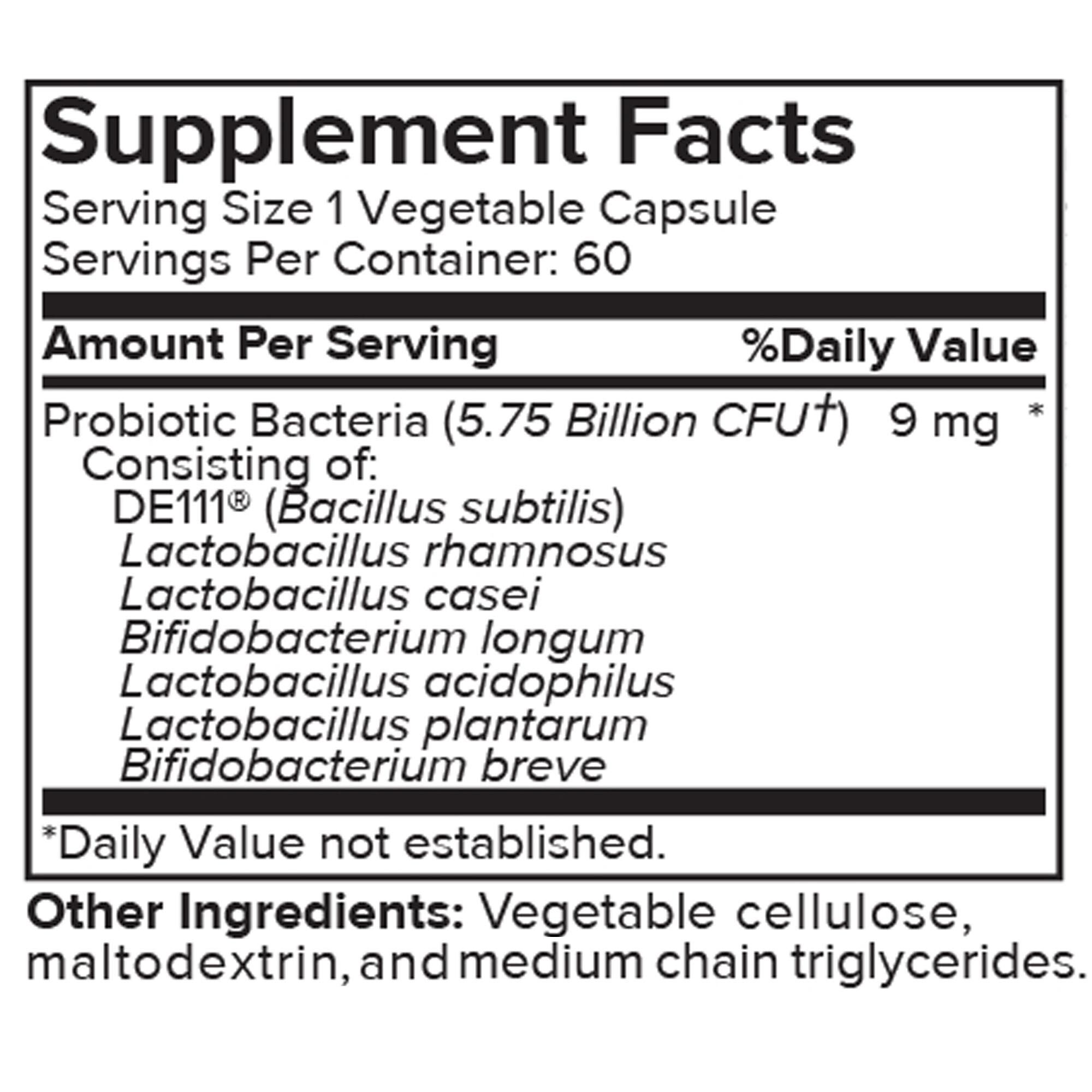 Advanced Probiotic - 60 Vegetable Capsules (60 Servings)  | GNC