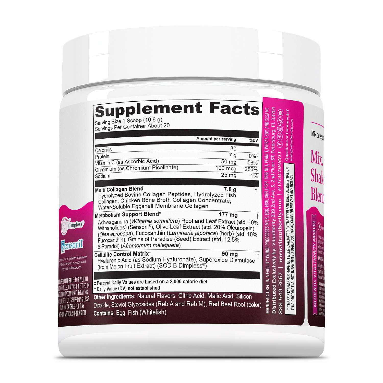 Multi-Collagen Burn - Sour Cherry Melon (20 Servings)  | GNC