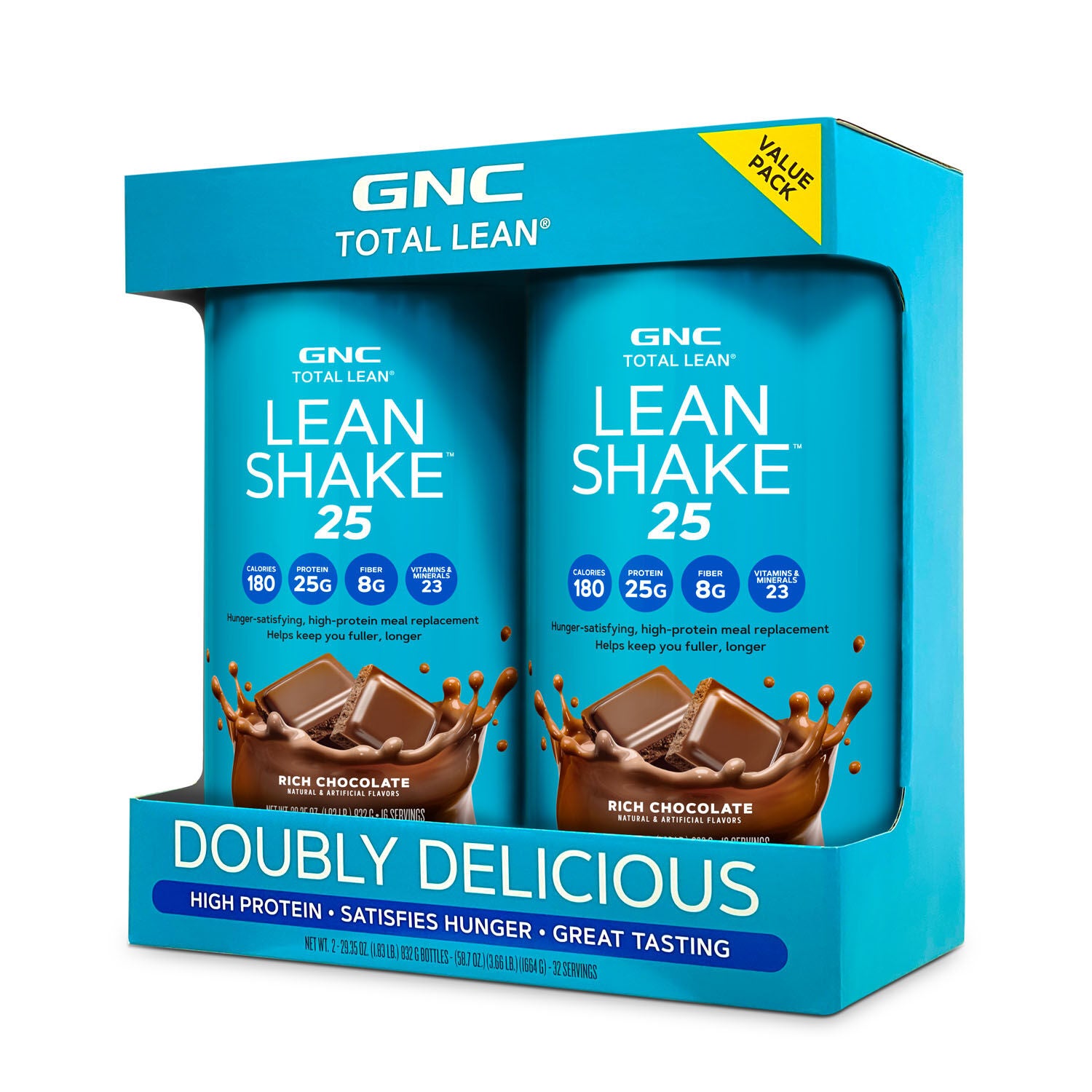 GNC Total Lean® Lean Shake 25 Chocolate - Value Pack | GNC