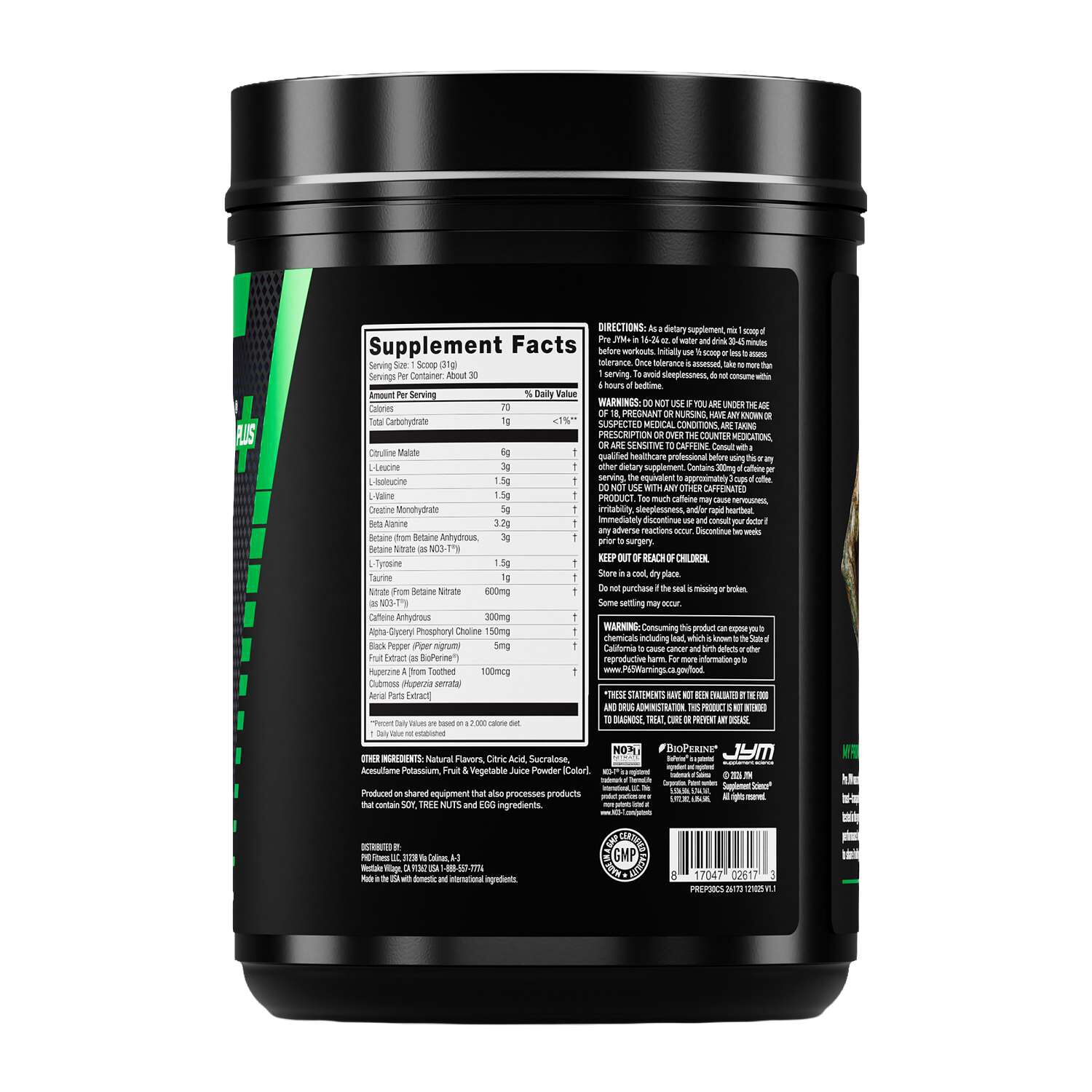 Pre Jym Plus Pre-Workout - Cherry Slushie (30 Servings)