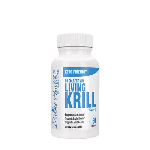 Living Krill 1000mg - 60 Softgels &#40;30 Servings&#41;  | GNC