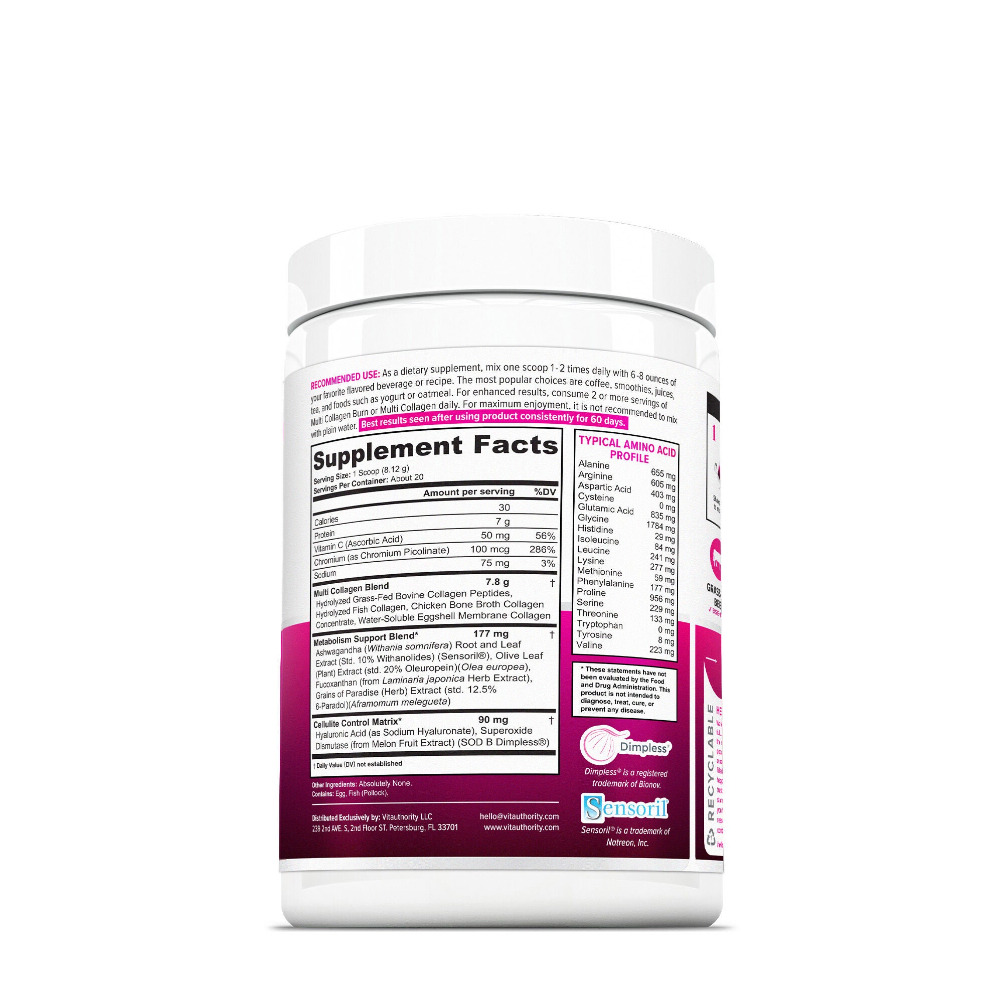 Multi Collagen Burn - Unflavored - 5.73 oz. (20 Servings)  | GNC