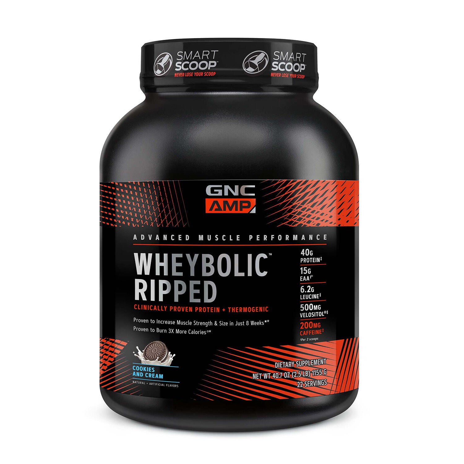 Wheybolic&trade; Ripped - Cookies and Cream (22 Servings)