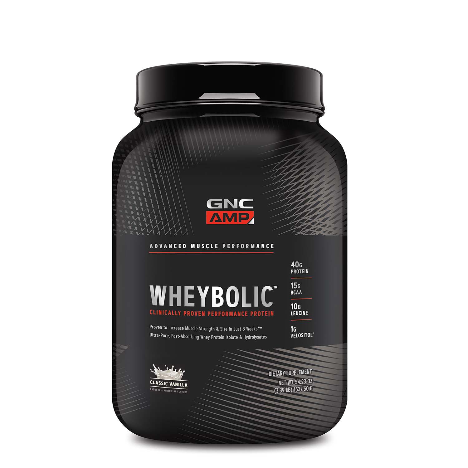GNC AMP Wheybolic Whey Protein Powder 40g Protein GNC
