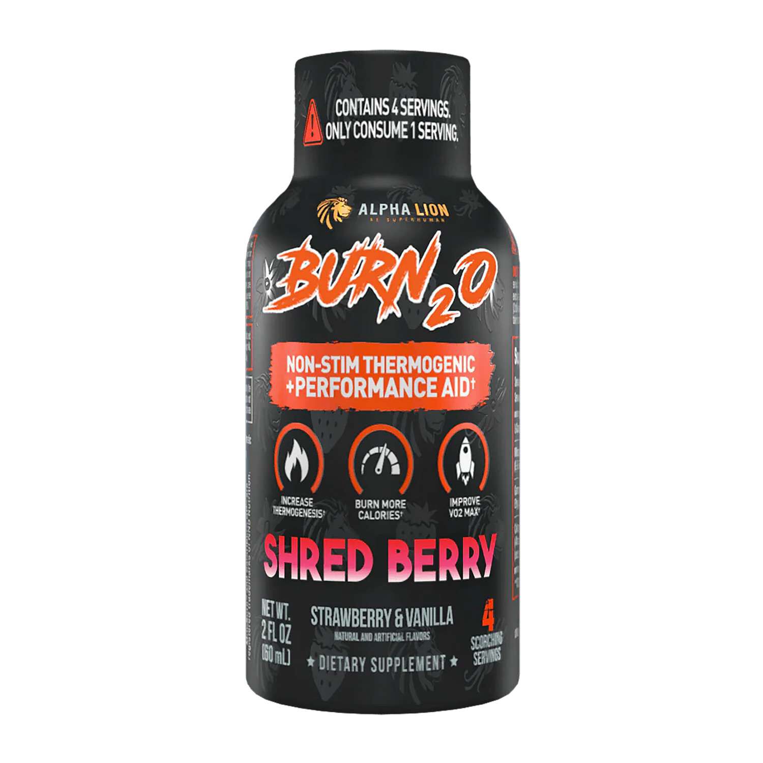 Burn2o Shredberry - 2 fl oz. (4 Servings) Shredberry | GNC
