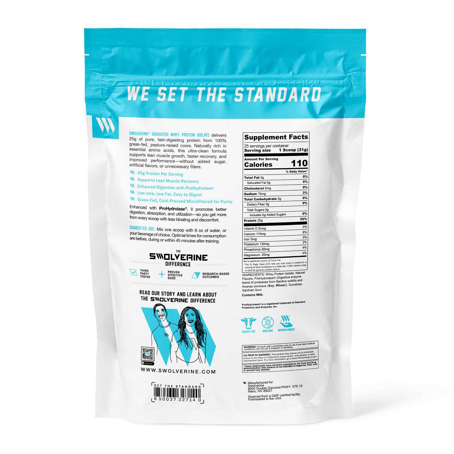 Whey Isolate - Vanilla Milkshake (25 Servings)