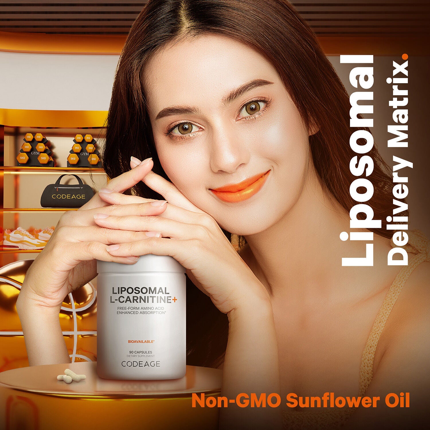 Liposomal L-Carnitine+ - 90 Capsules (90 Servings)  | GNC