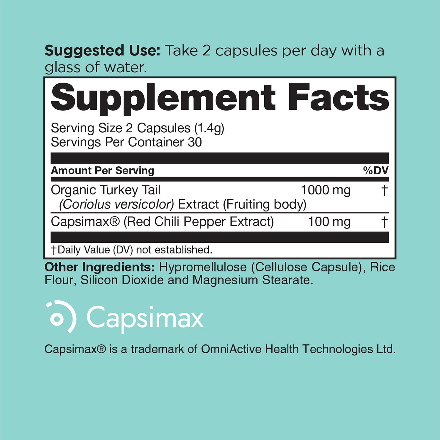 Weight Management Platinum Mushroom - 60 Capsules (30 Servings)
