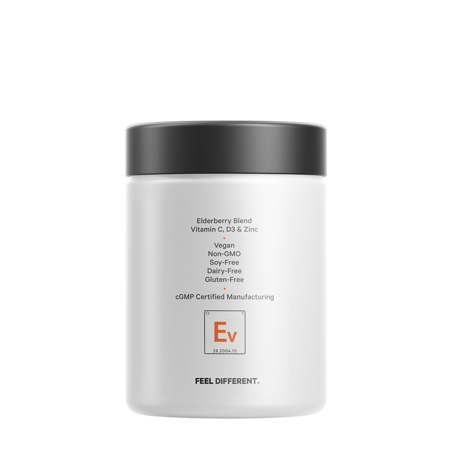 Elderberry Immune Complex - Daily Vitamin C Vegan D3 &amp; Zinc Supplement - 90 Capsules (30 Servings)  | GNC