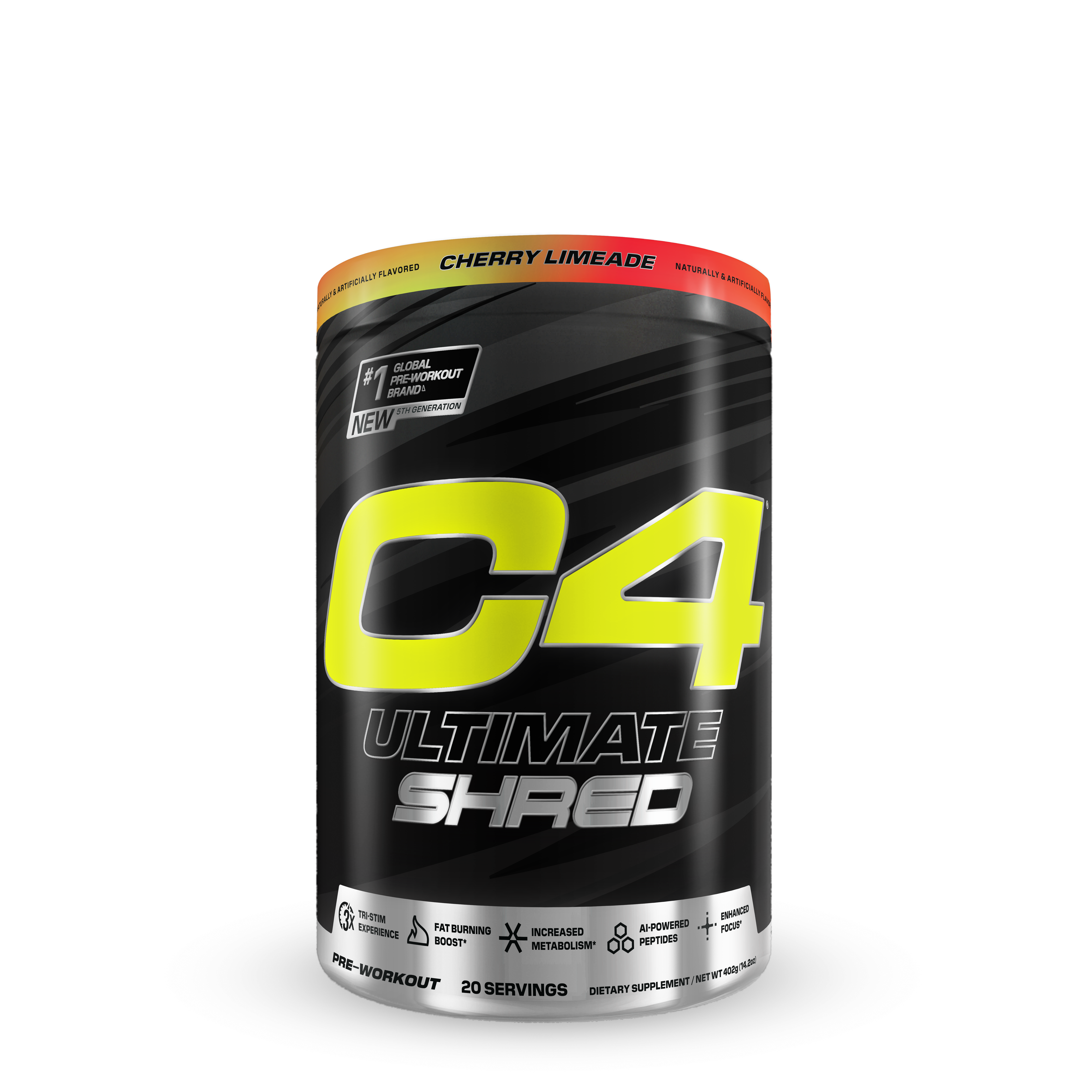 C4 Ultimate Shred Pre-Workout - Cherry Limeade (20 Servings)  | GNC