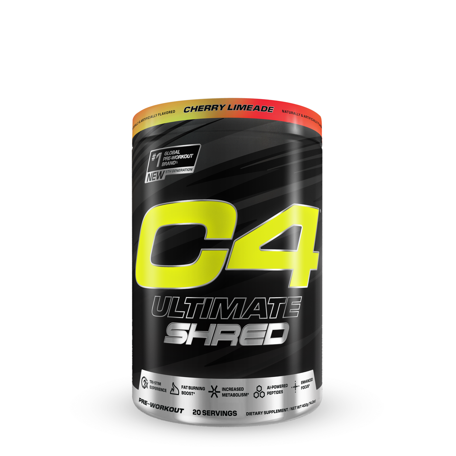 Cellucor C4 Ultimate Shred Pre-Workout - Cherry Limeade (20 Servings)