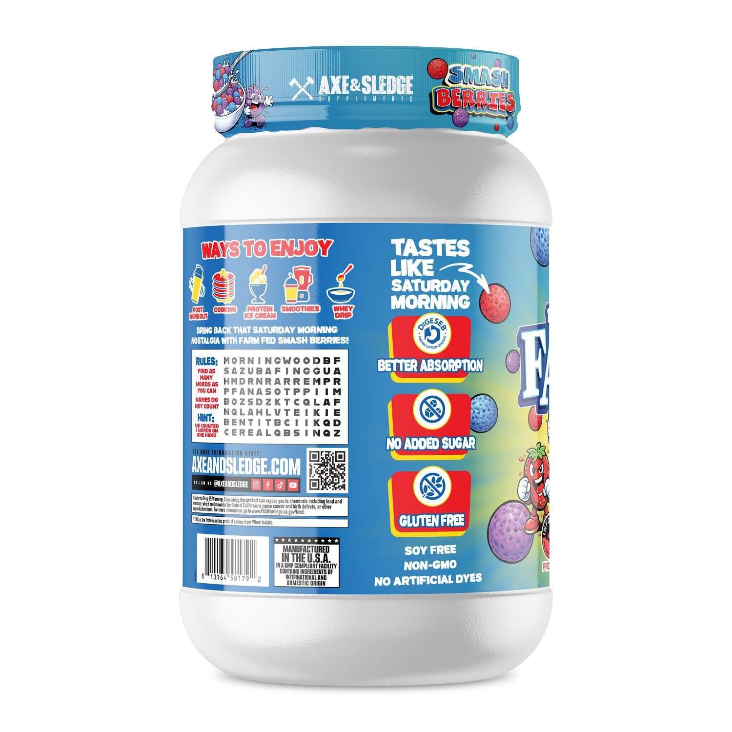 Farm Fed Protein - Smash Berries (25 Servings)