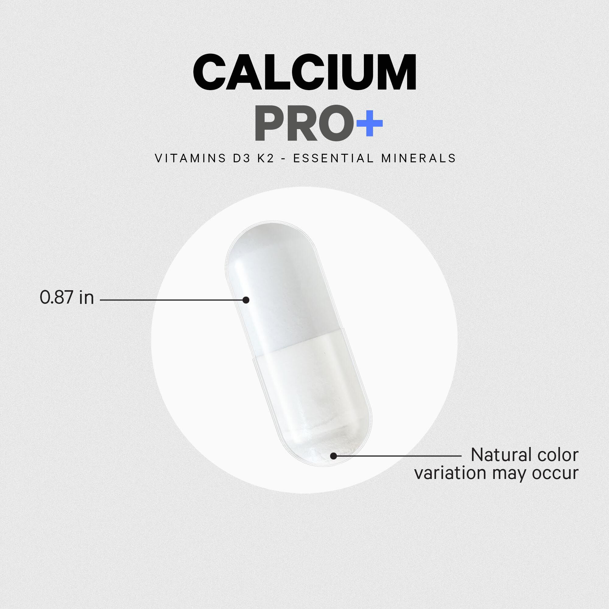 Calcium Pro+ - 120 Capsules (120 Servings)  | GNC