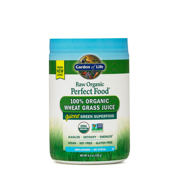 Garden Of Life 100 Organic Wheat Grass Juice Gnc