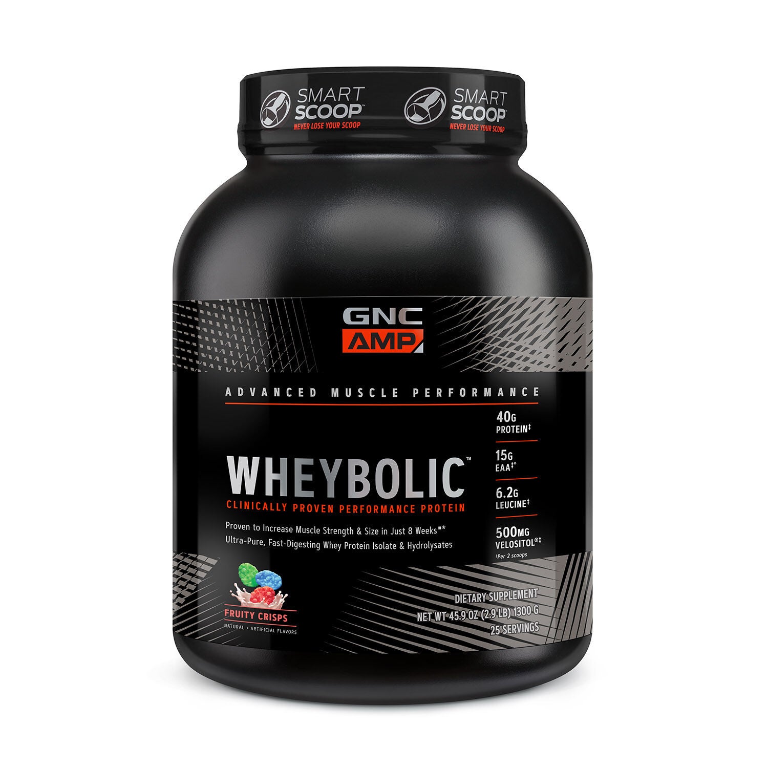 GNC AMP Wheybolic Fruity Crisps 25 servings