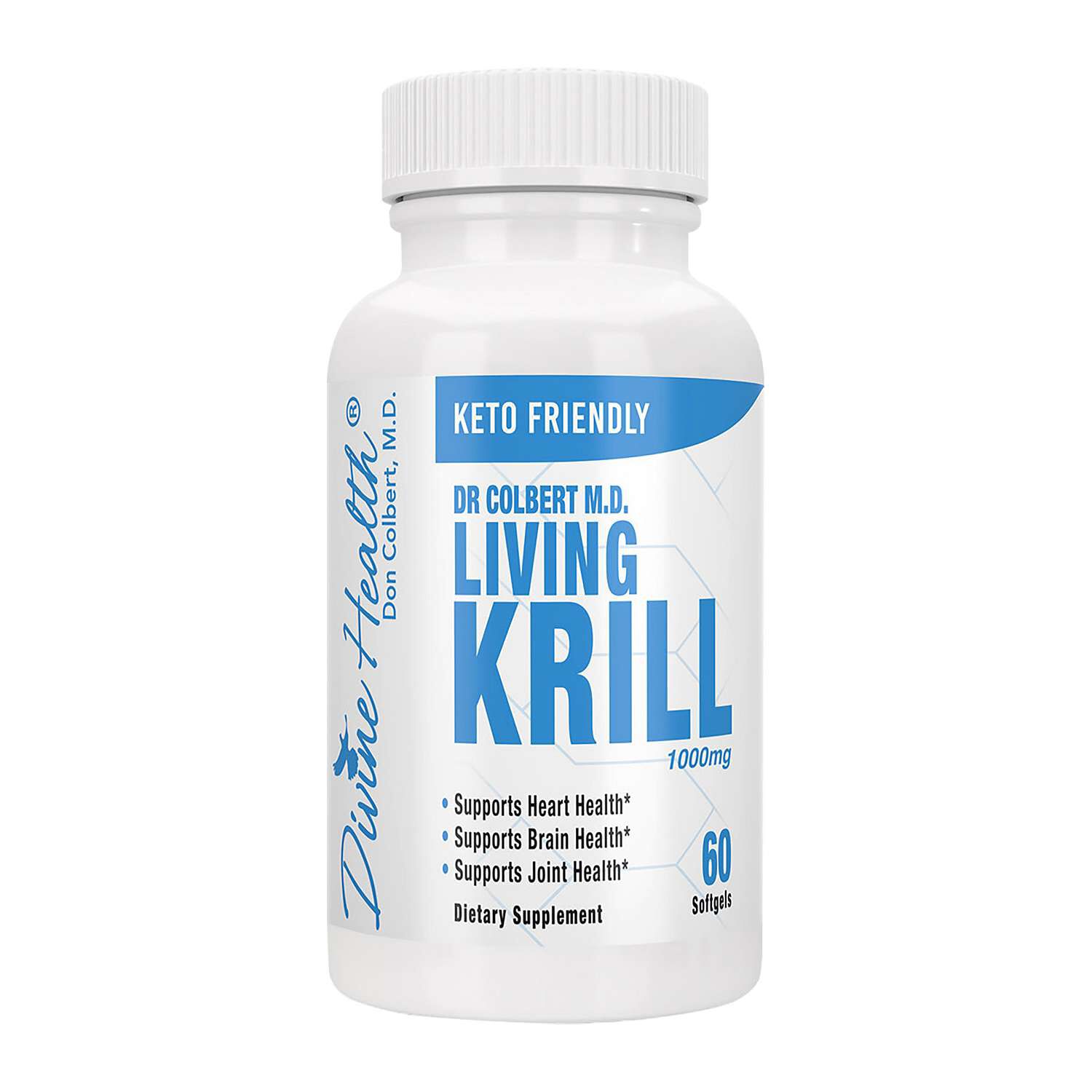Living Krill 1000mg - 60 Softgels (30 Servings)
