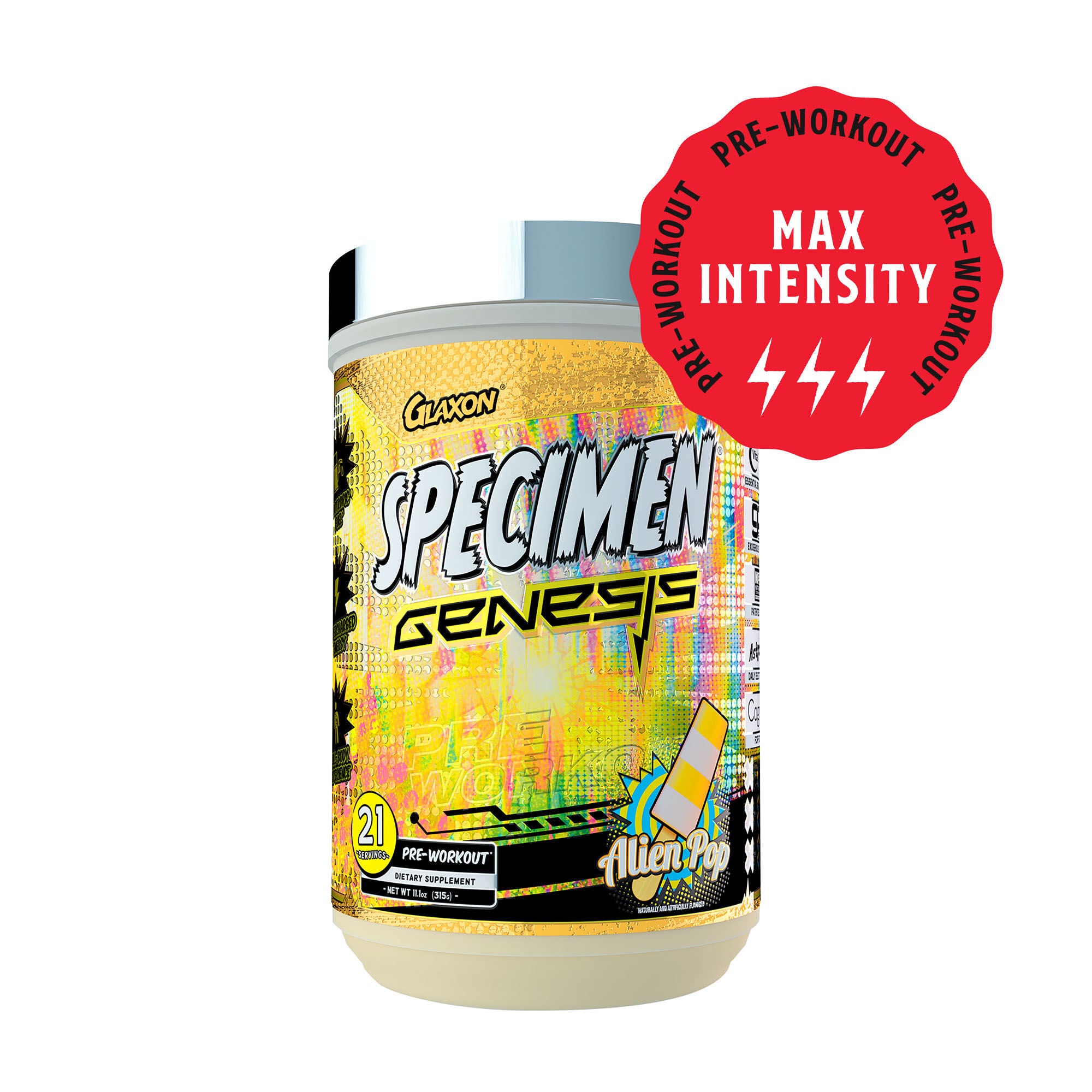 日本全国送料無料商品人気ランキング Alien - Pre-Workout Genesis Specimen GLAXON™ Pop 21 - 瞬発系