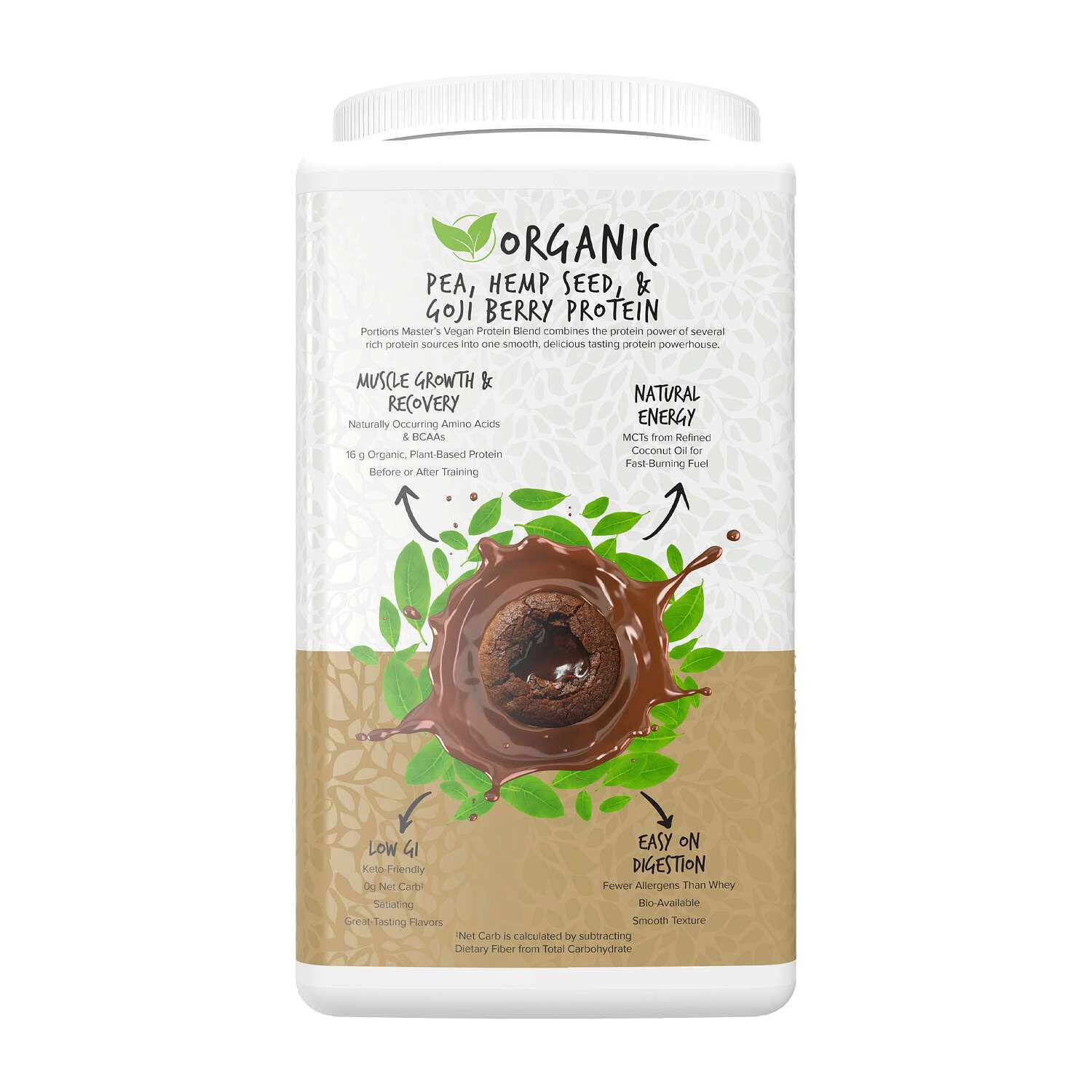 Vegan Protein Blend - Chocolate (30 Servings)  | GNC