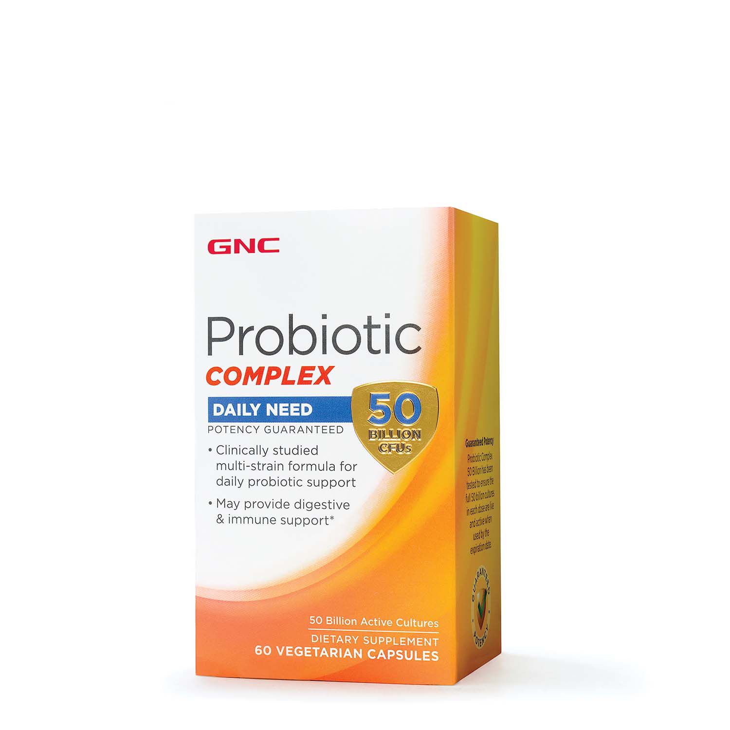 Probiotic Complex Daily Need - 50 Billion CFU - 60 Capsules &#40;60 Servings&#41;  | GNC