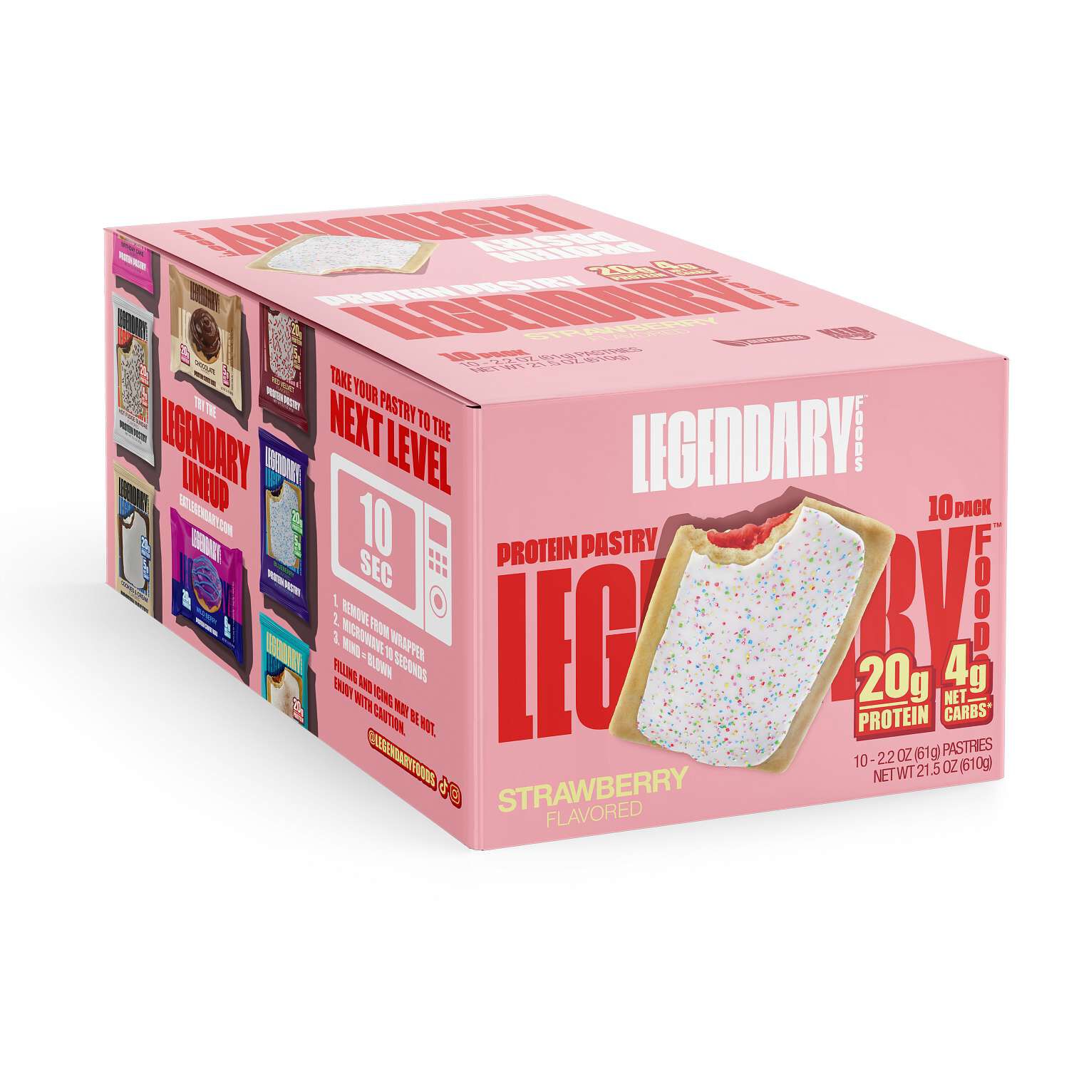 Tasty Pastry - Strawberry (10 Pastries)  | GNC