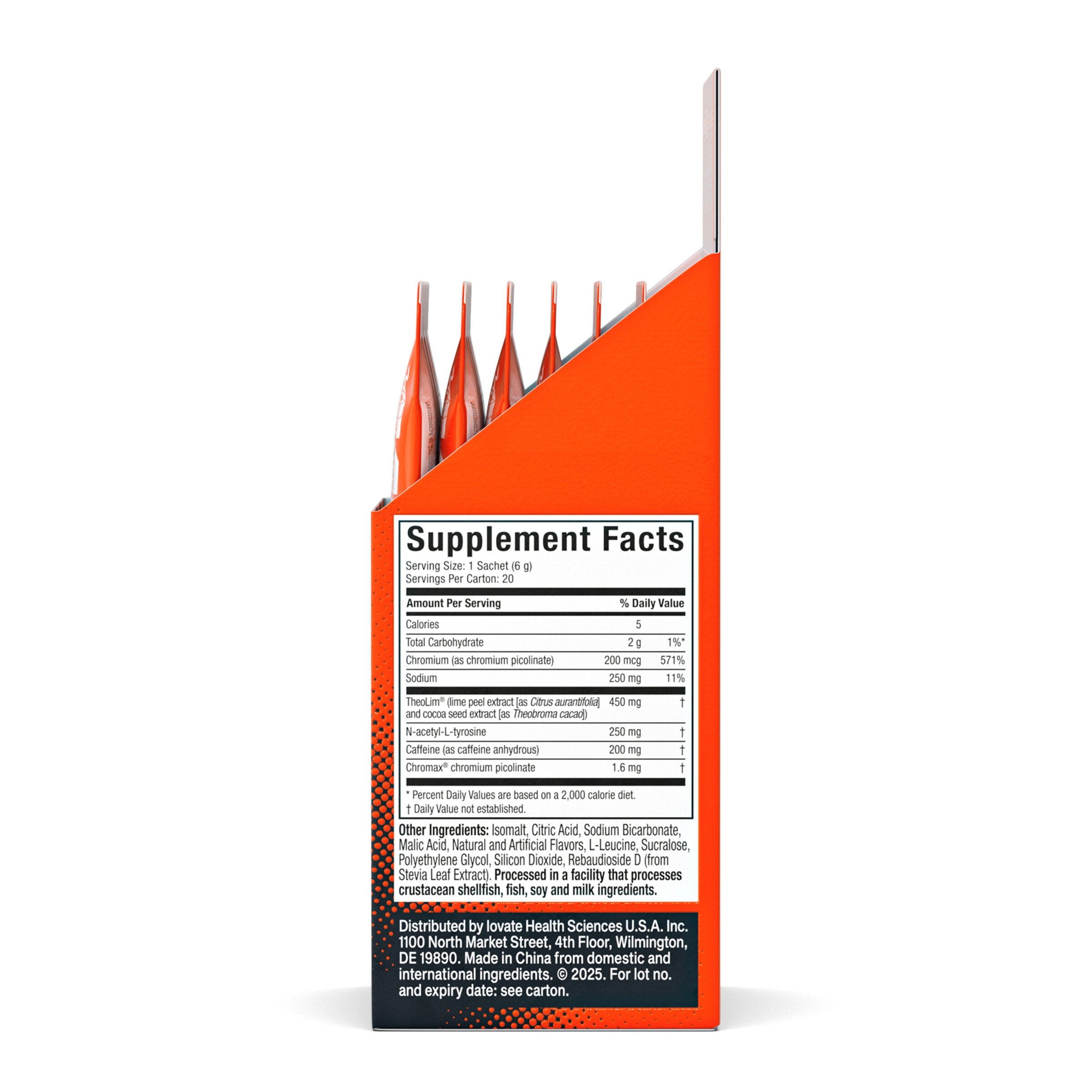 Eff'n Cut! - Mango Iced Tea Fizz - 20 Sachets (20 Servings)  | GNC