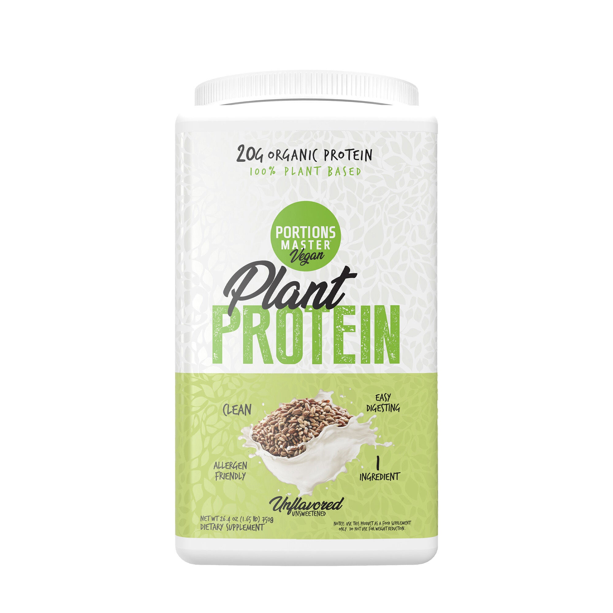 Vegan Plant Protein - Unflavored (30 Servings)  | GNC