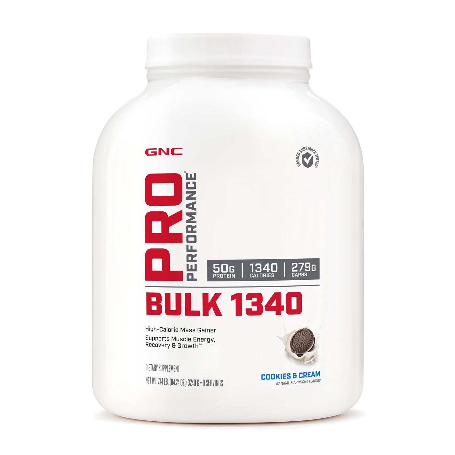 Bulk 1340 Cookies and Cream (9 Servings) Cookies and Cream GNC