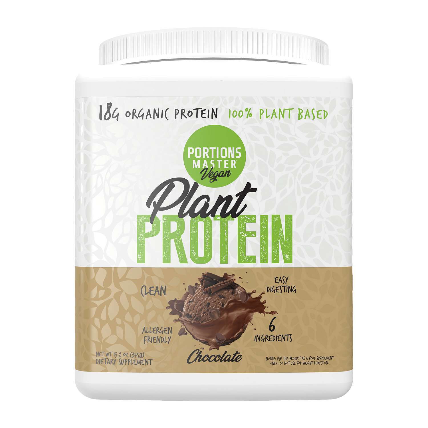 Vegan Plant Protein - Chocolate (15 Servings)  | GNC