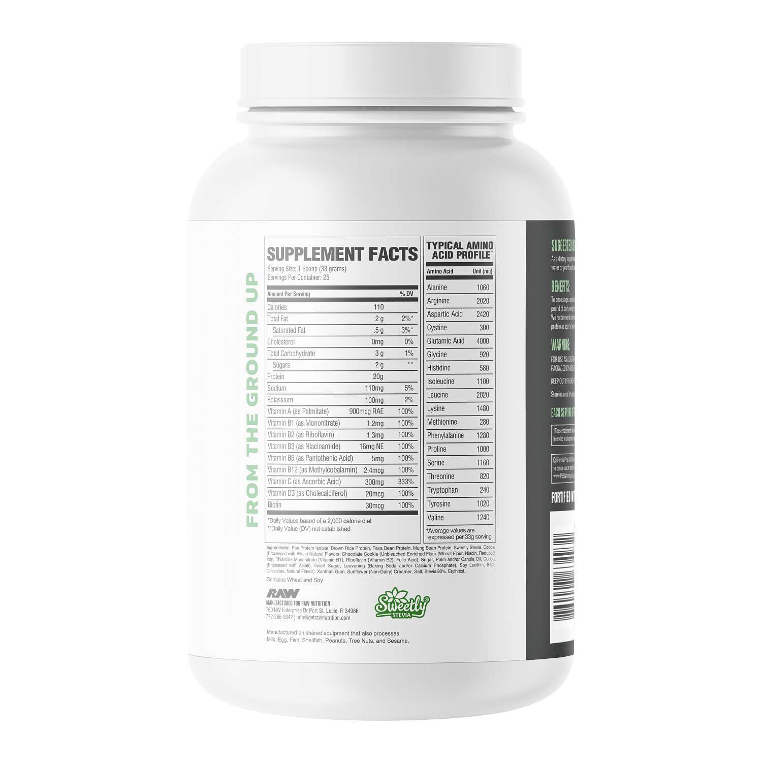 Vegan Protein - Cookies & Cream (25 Servings)